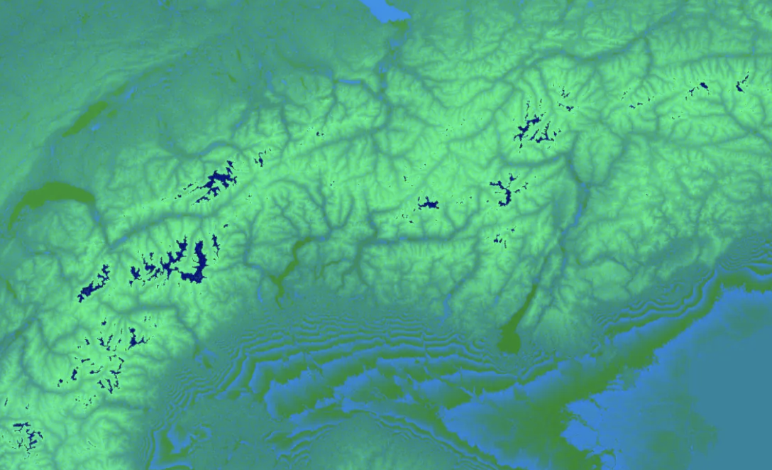 Цифровая модель рельефа DSM/DTM — карта высот