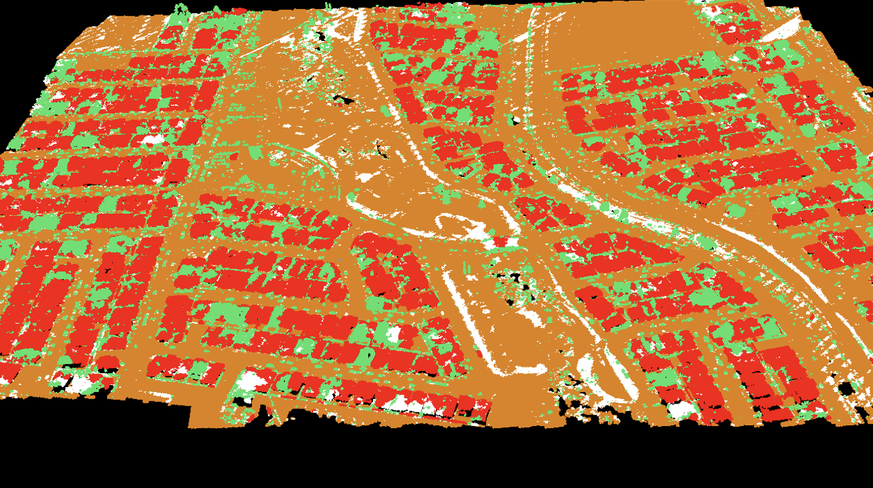 Плотное облако точек — классифицированное облако
